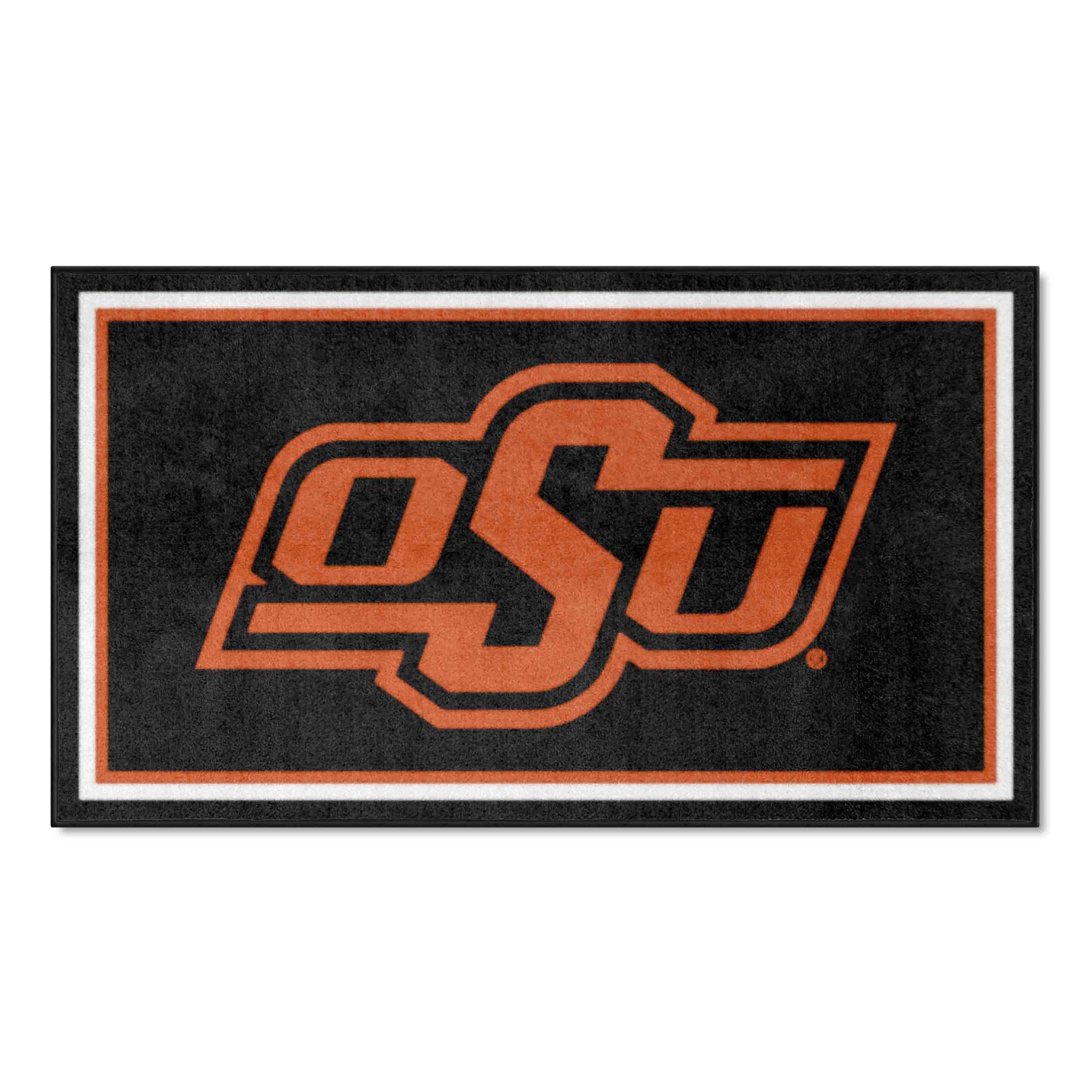 Oklahoma State Cowboys 3ft. x 5ft. Plush Area Rug