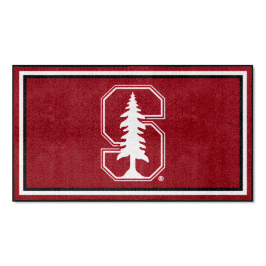 Stanford Cardinal 3ft. x 5ft. Plush Area Rug