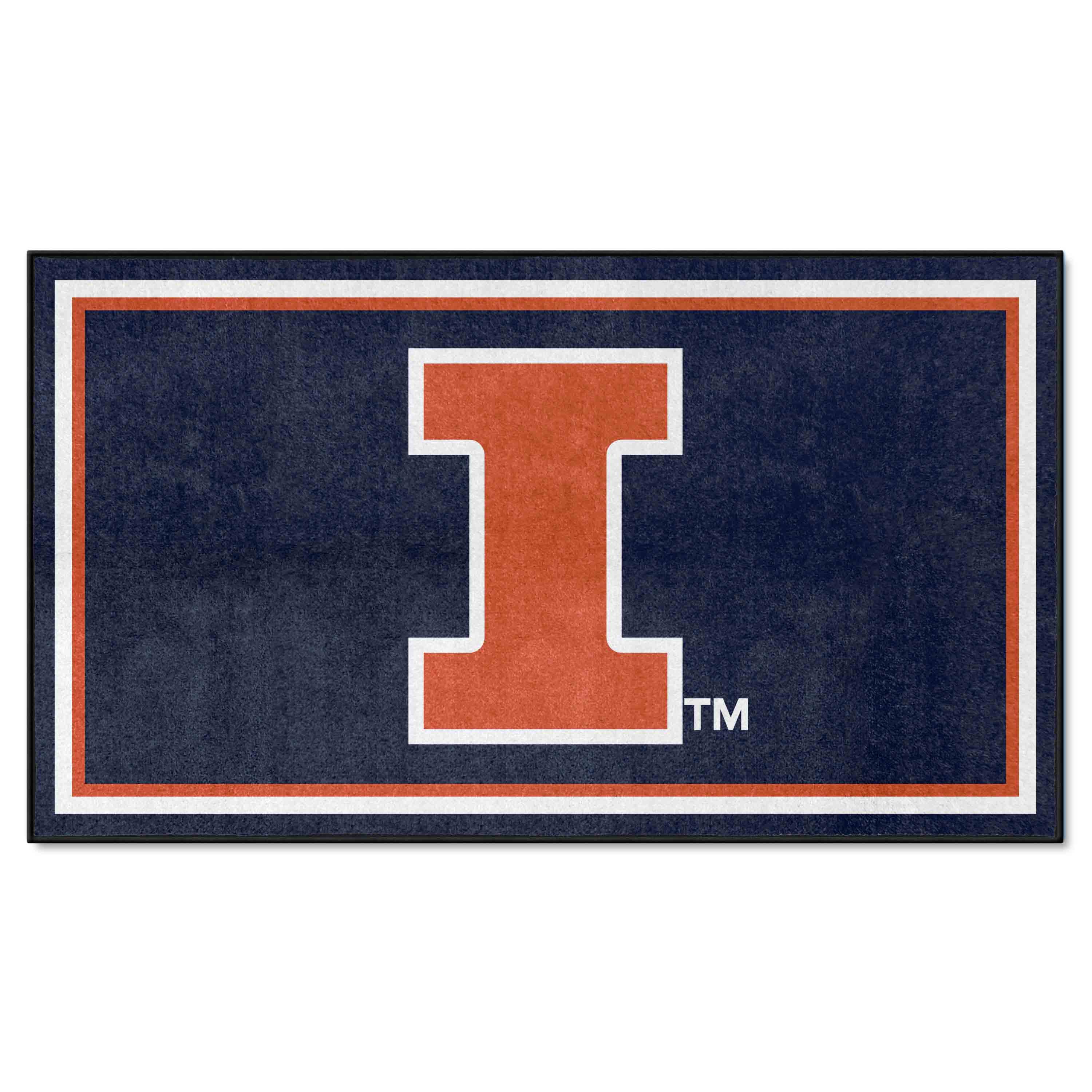 Illinois Illini 3ft. x 5ft. Plush Area Rug