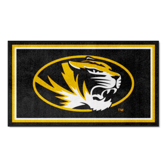 Missouri Tigers 3ft. x 5ft. Plush Area Rug