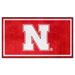 Nebraska Cornhuskers 3ft. x 5ft. Plush Area Rug - Nebraska