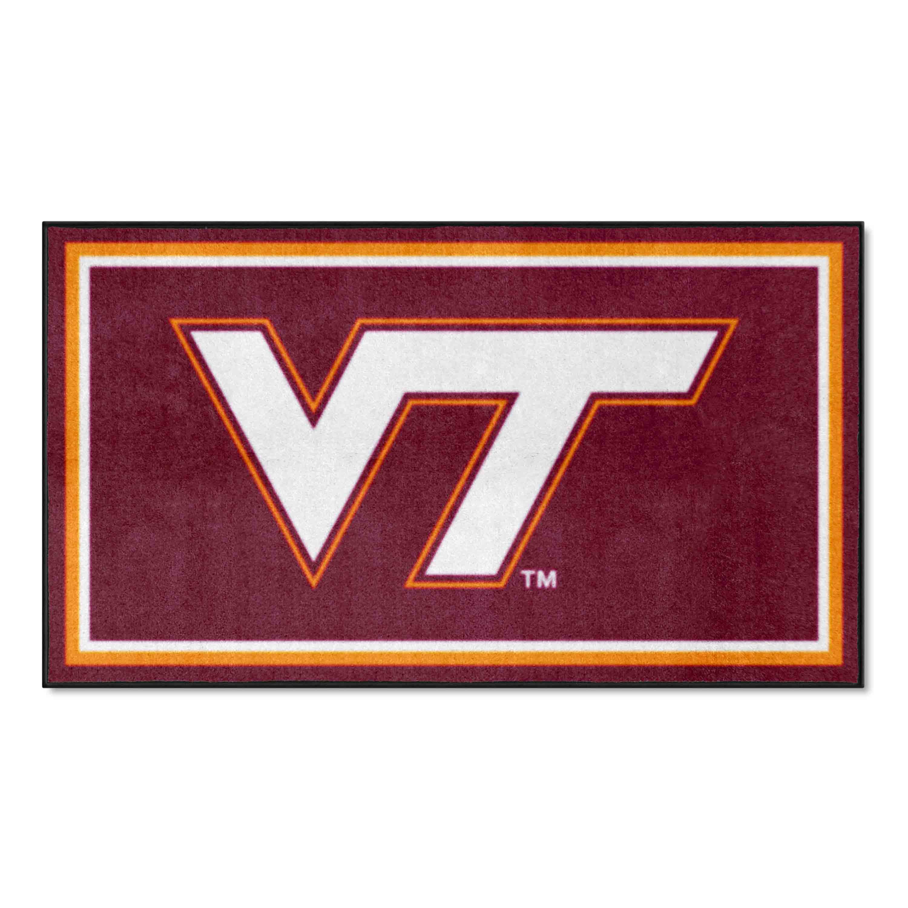 Virginia Tech Hokies 3ft. x 5ft. Plush Area Rug