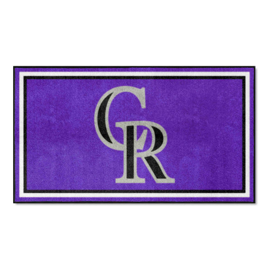 Colorado Rockies 3ft. x 5ft. Plush Area Rug - Colorado Rockies