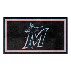 Miami Marlins 3ft. x 5ft. Plush Area Rug