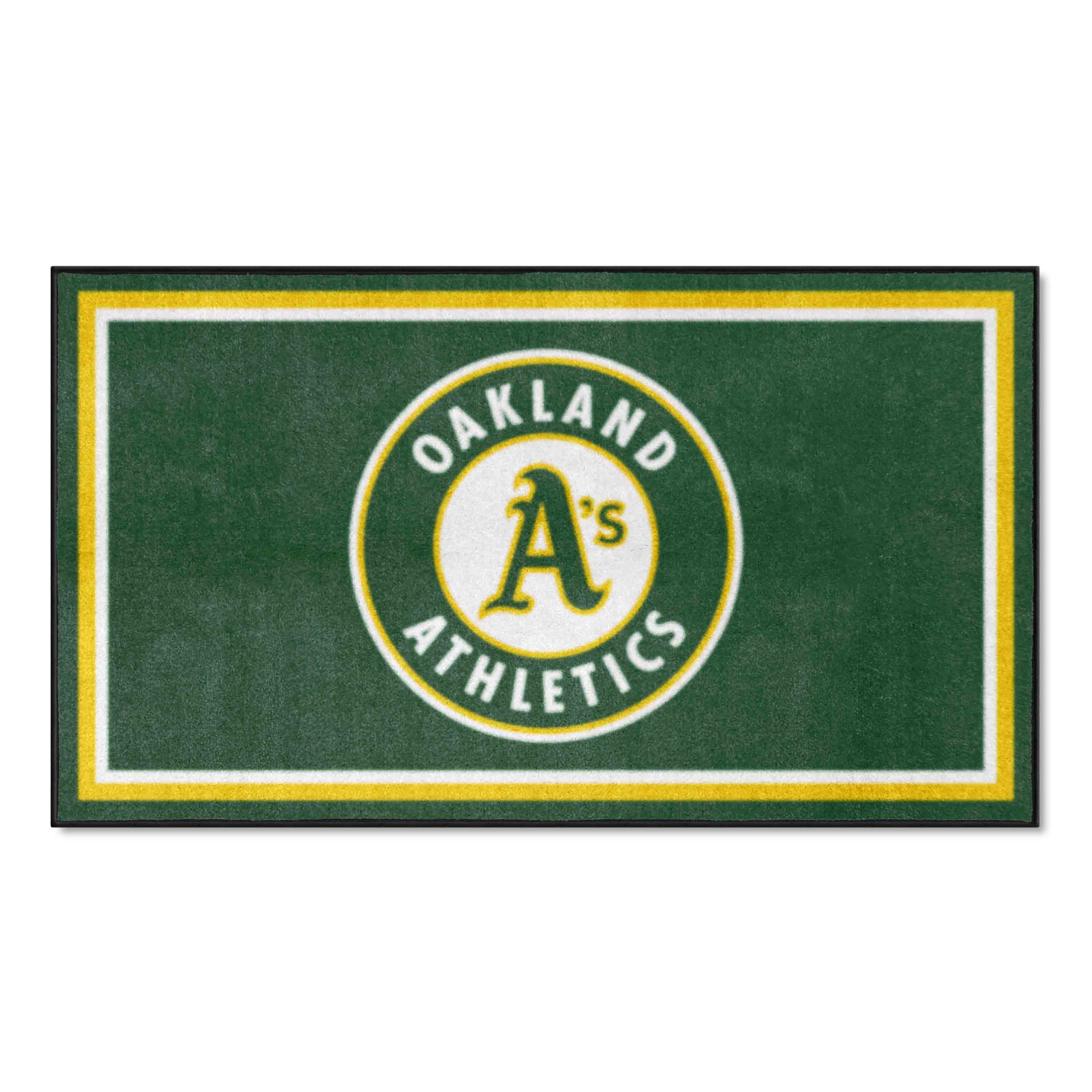 Oakland Athletics 3ft. x 5ft. Plush Area Rug