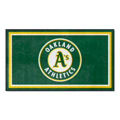 Oakland Athletics 3ft. x 5ft. Plush Area Rug - Oakland Athletics