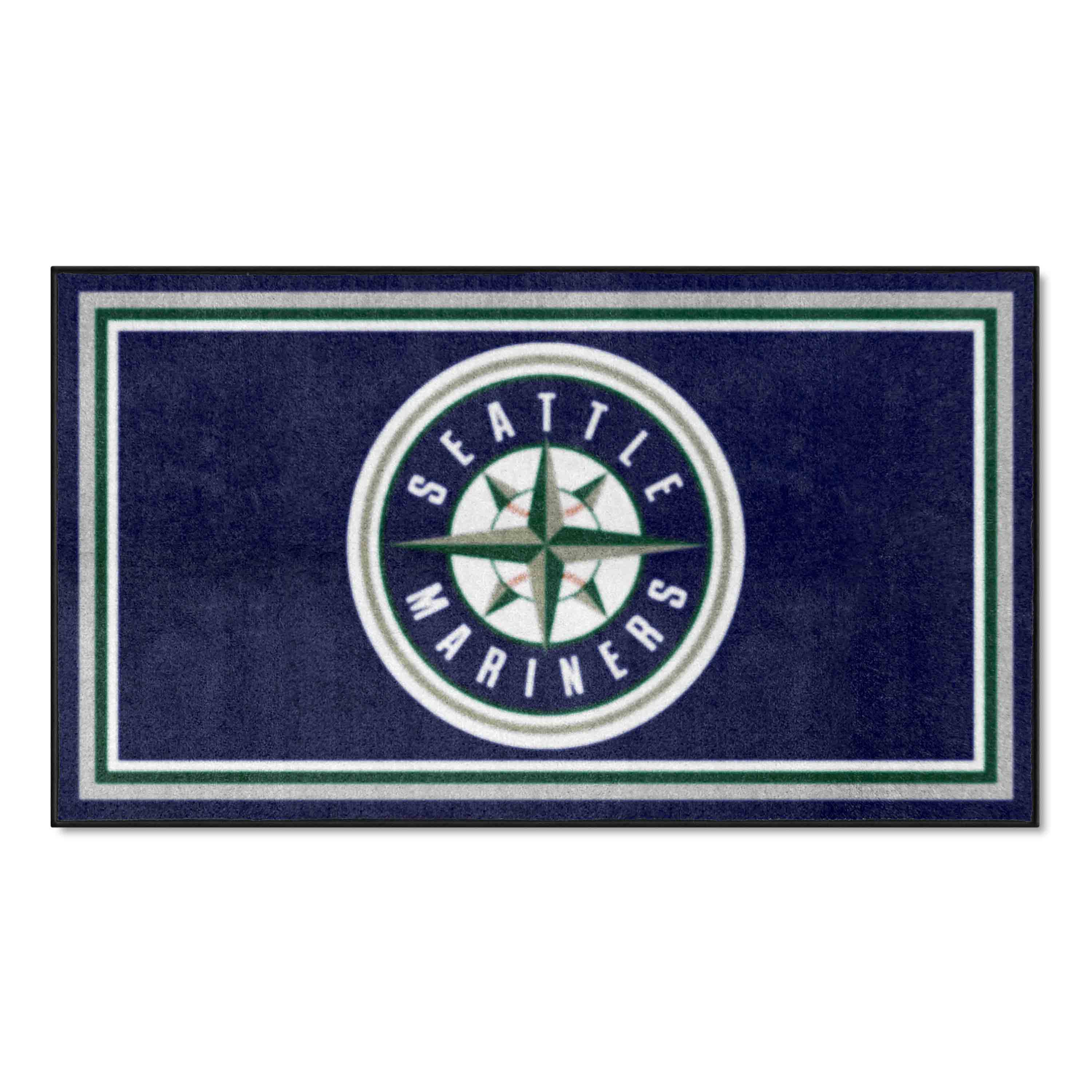 Seattle Mariners 3ft. x 5ft. Plush Area Rug