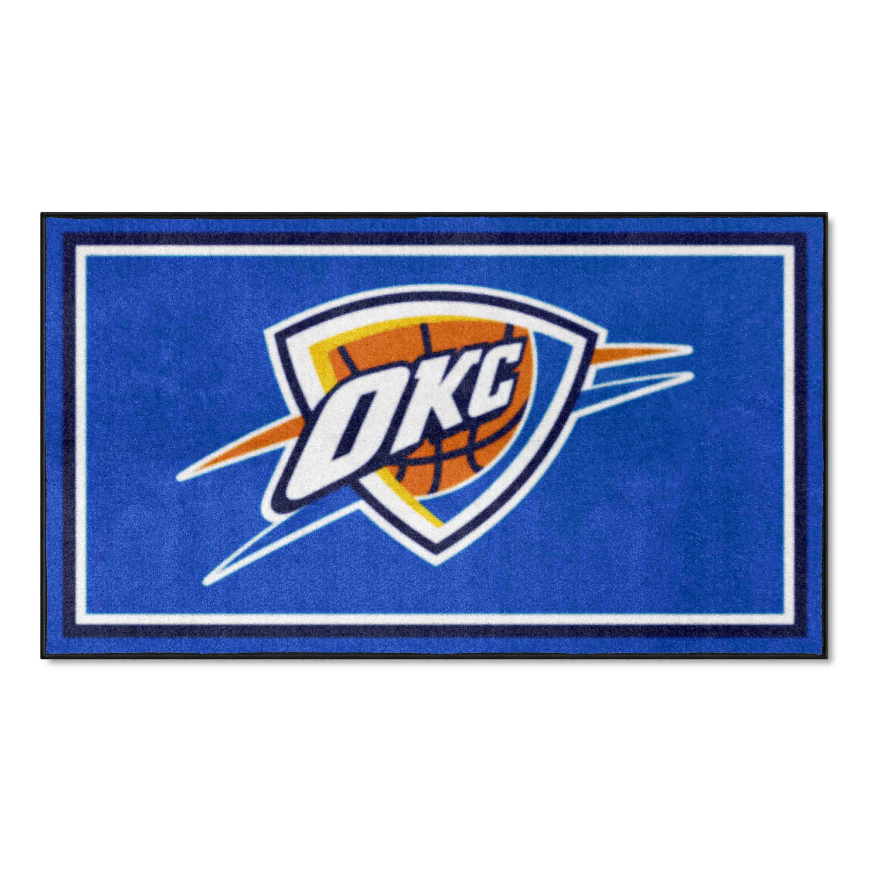 Oklahoma City Thunder 3ft. x 5ft. Plush Area Rug