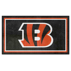 Cincinnati Bengals 3ft. x 5ft. Plush Area Rug - Cincinnati Bengals