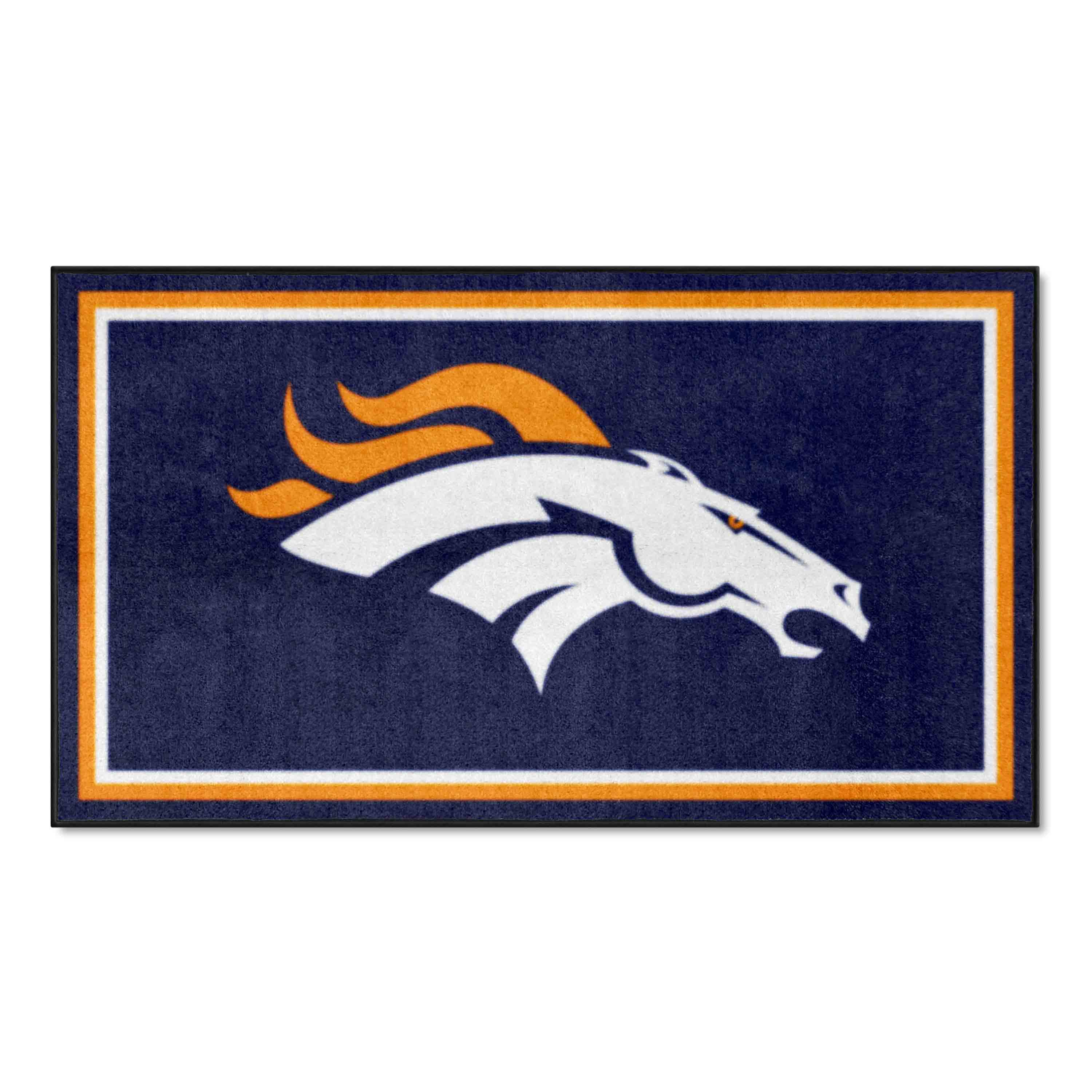 Denver Broncos 3ft. x 5ft. Plush Area Rug