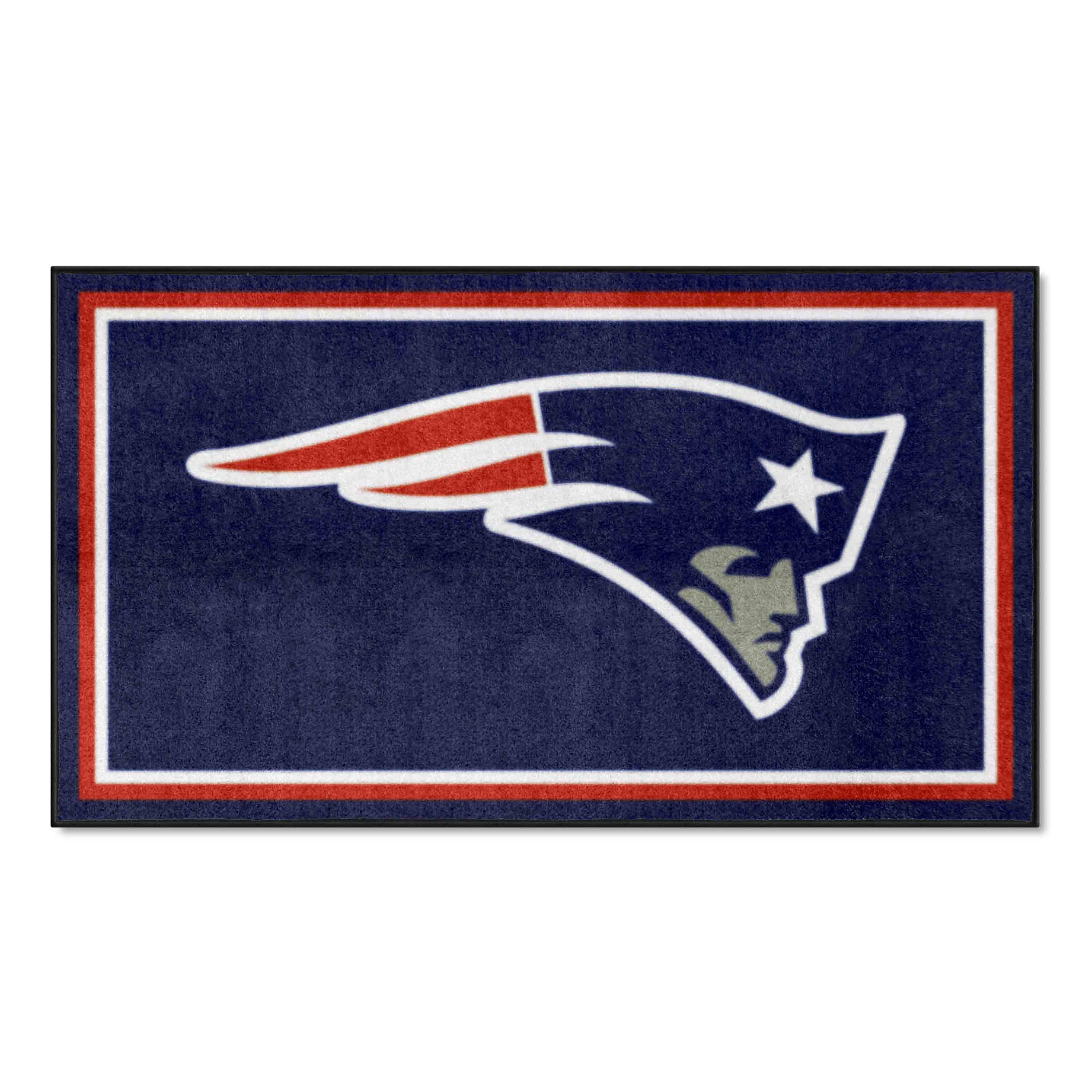 New England Patriots 3ft. x 5ft. Plush Area Rug - New England Patriots