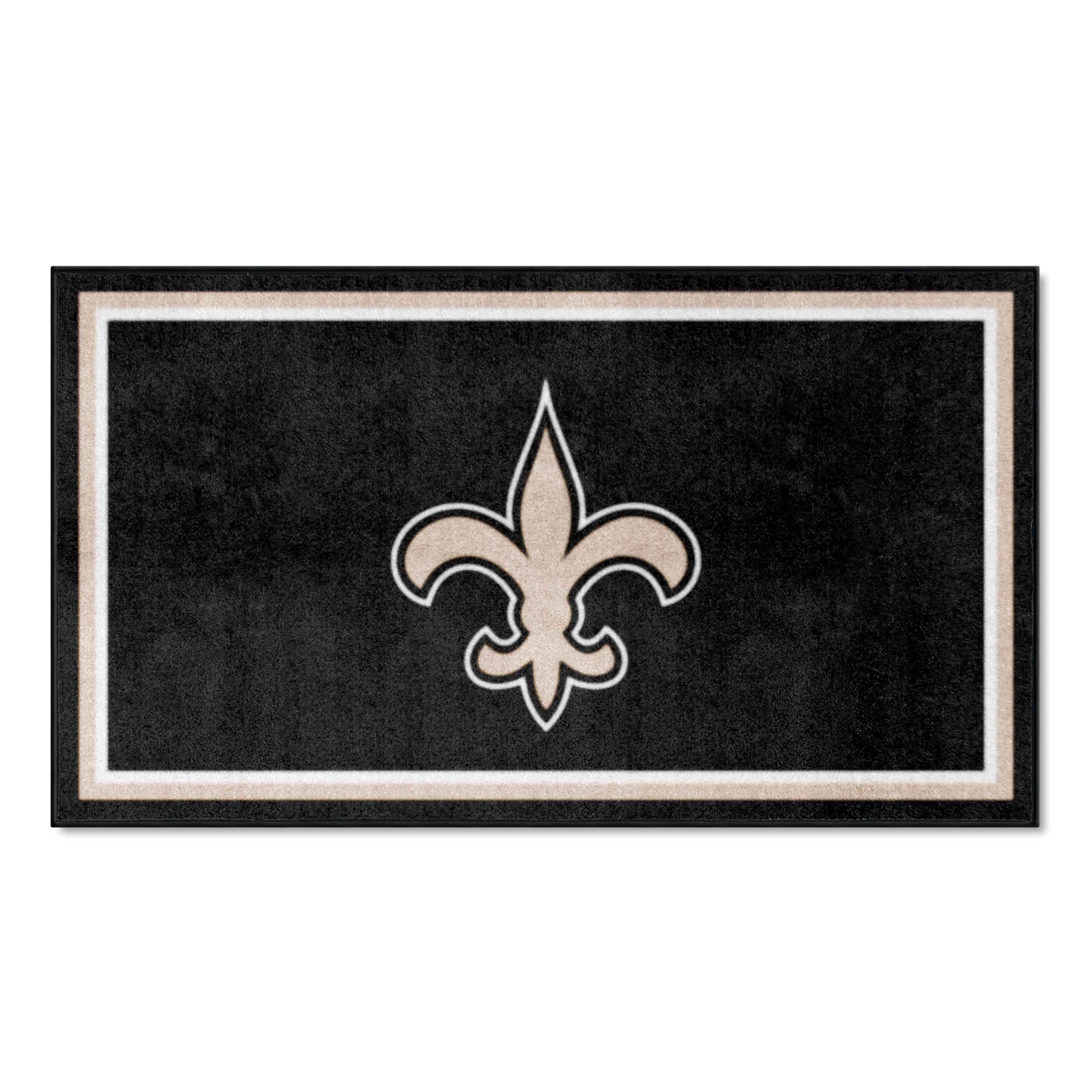 New Orleans Saints 3ft. x 5ft. Plush Area Rug