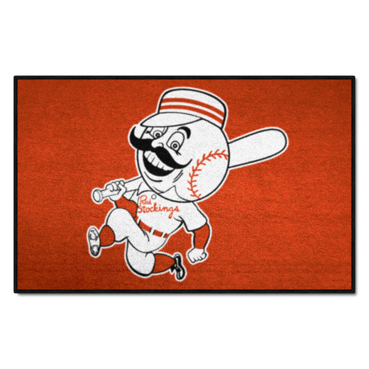 Cincinnati Reds Starter Mat Accent Rug - 19in. x 30in.1967 - Cincinnati Reds