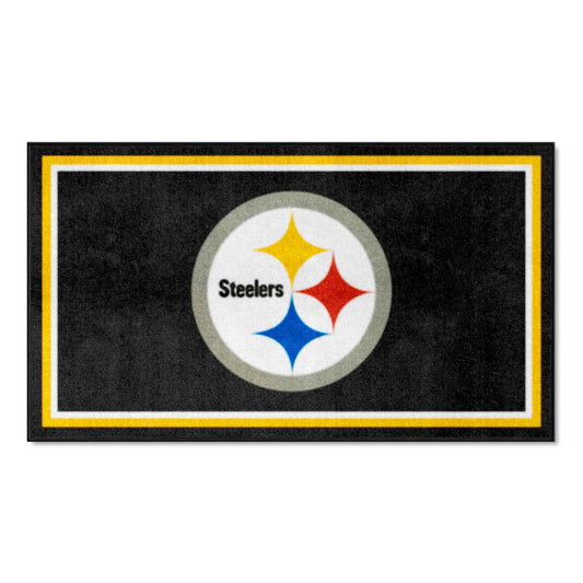 Pittsburgh Steelers 3ft. x 5ft. Plush Area Rug