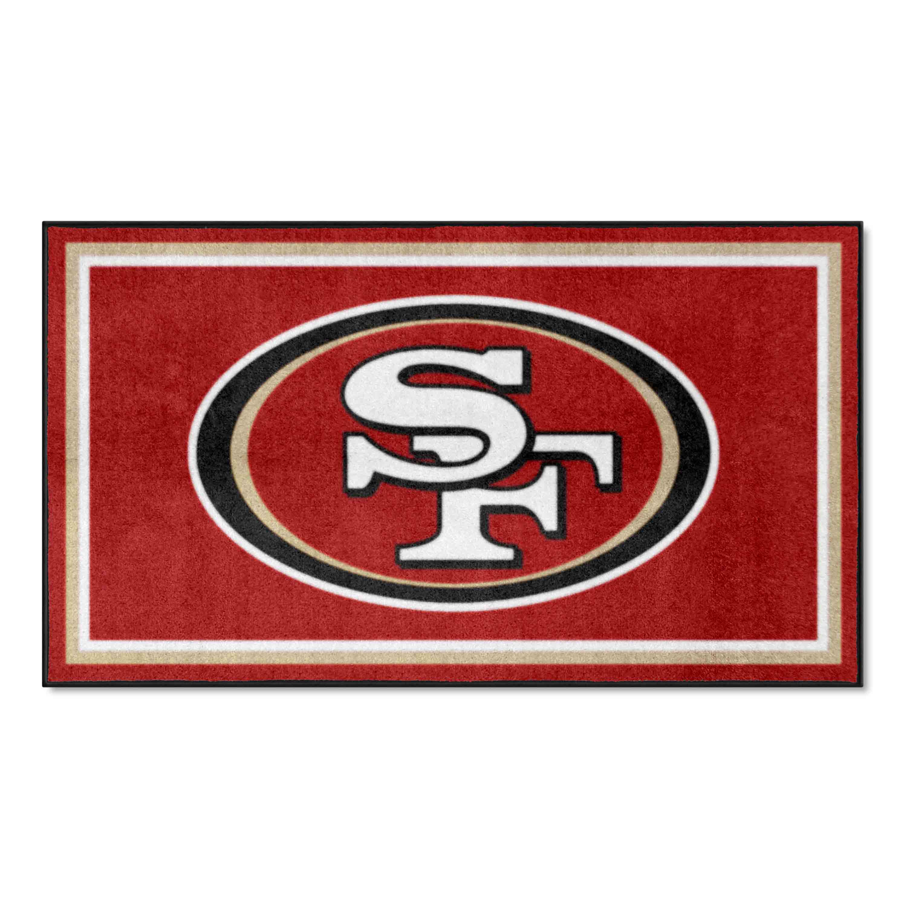 San Francisco 49ers 3ft. x 5ft. Plush Area Rug