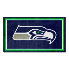 Seattle Seahawks 3ft. x 5ft. Plush Area Rug