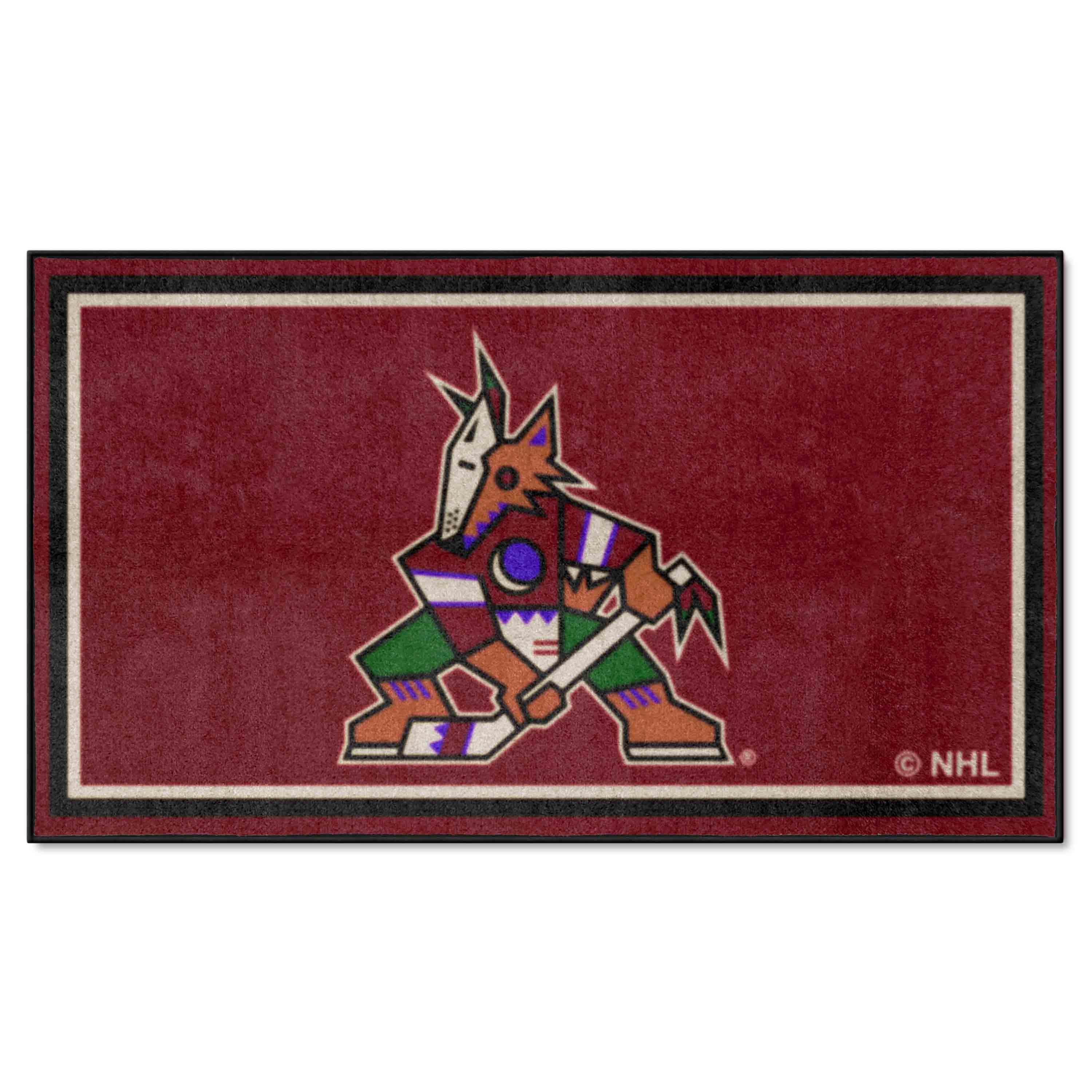 Arizona Coyotes 3ft. x 5ft. Plush Area Rug