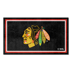 Chicago Blackhawks 3ft. x 5ft. Plush Area Rug - Chicago Blackhawks