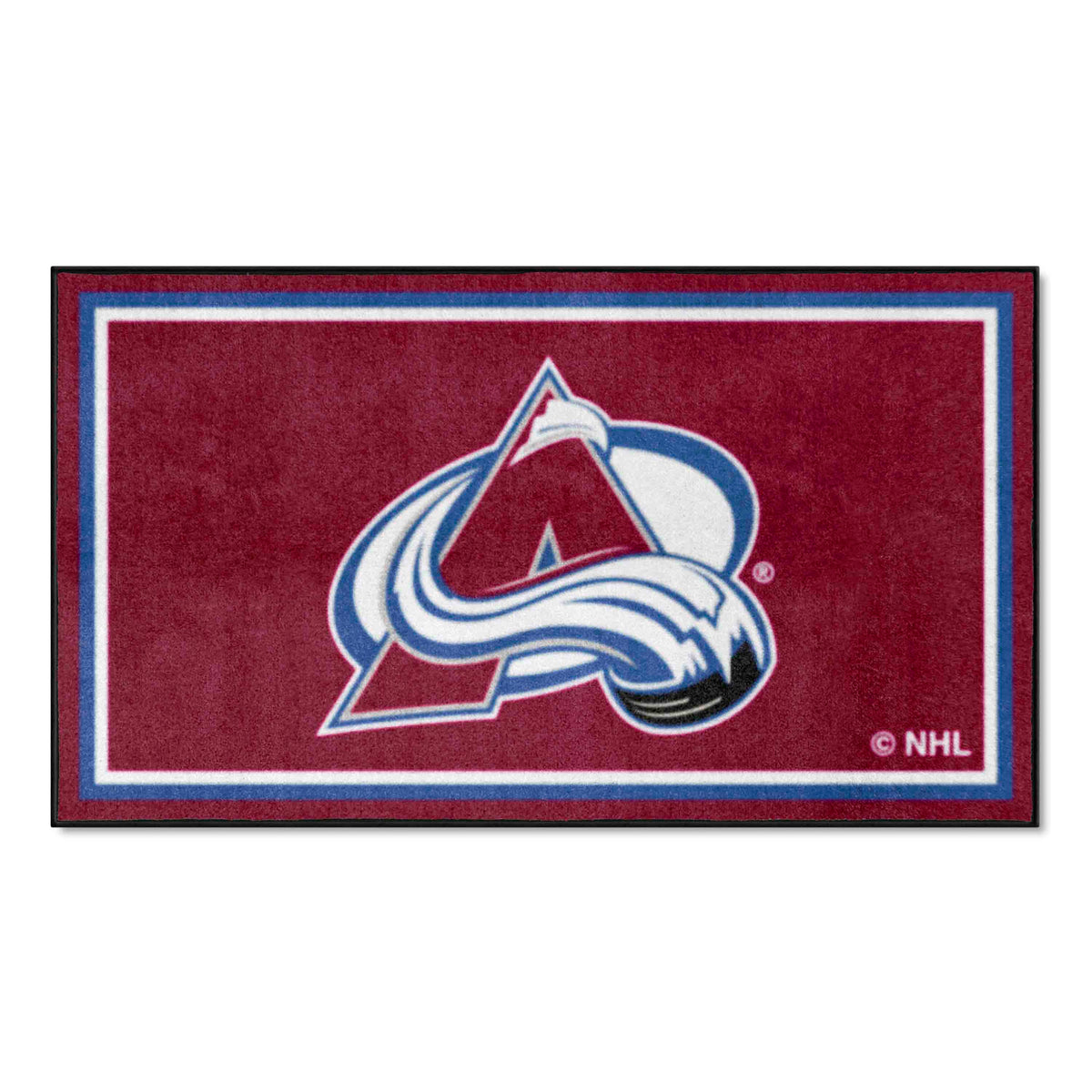 Colorado Avalanche 3ft. x 5ft. Plush Area Rug - Colorado Avalanche