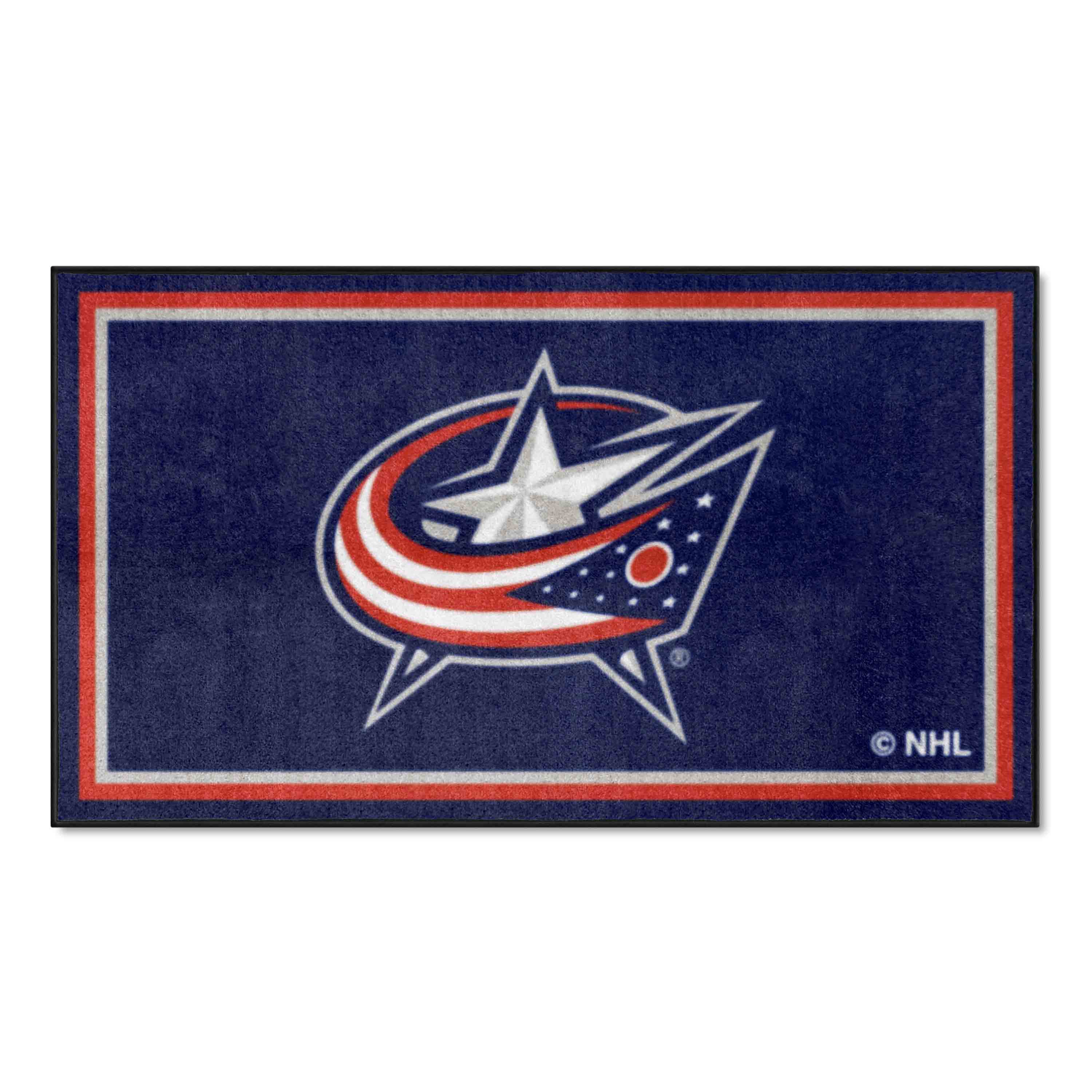 Columbus Blue Jackets 3ft. x 5ft. Plush Area Rug