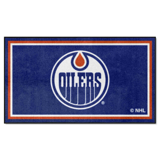 NHL - Edmonton Oilers 3ft. x 5ft. Plush Area Rug - Edmonton Oilers