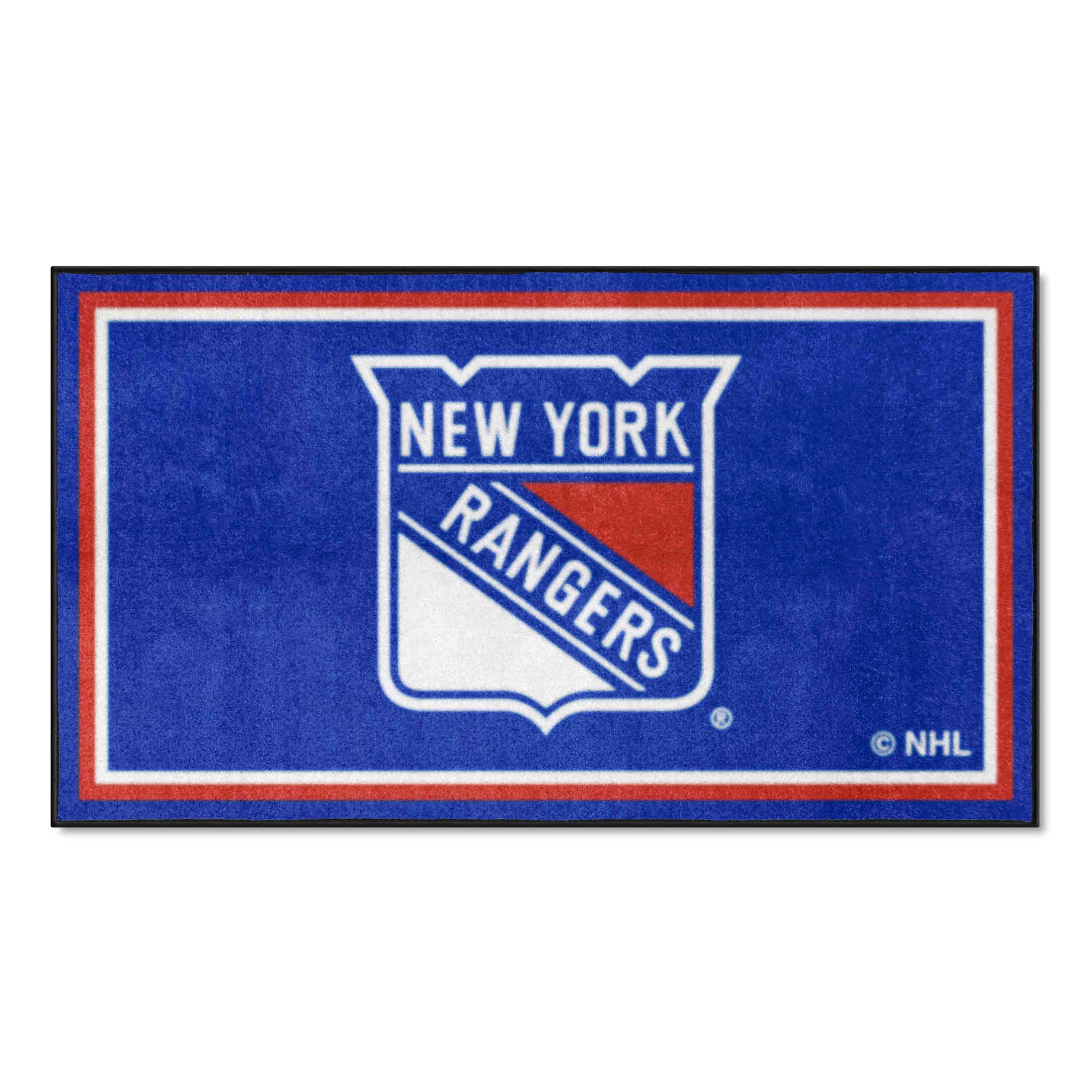 New York Rangers 3ft. x 5ft. Plush Area Rug - New York Rangers