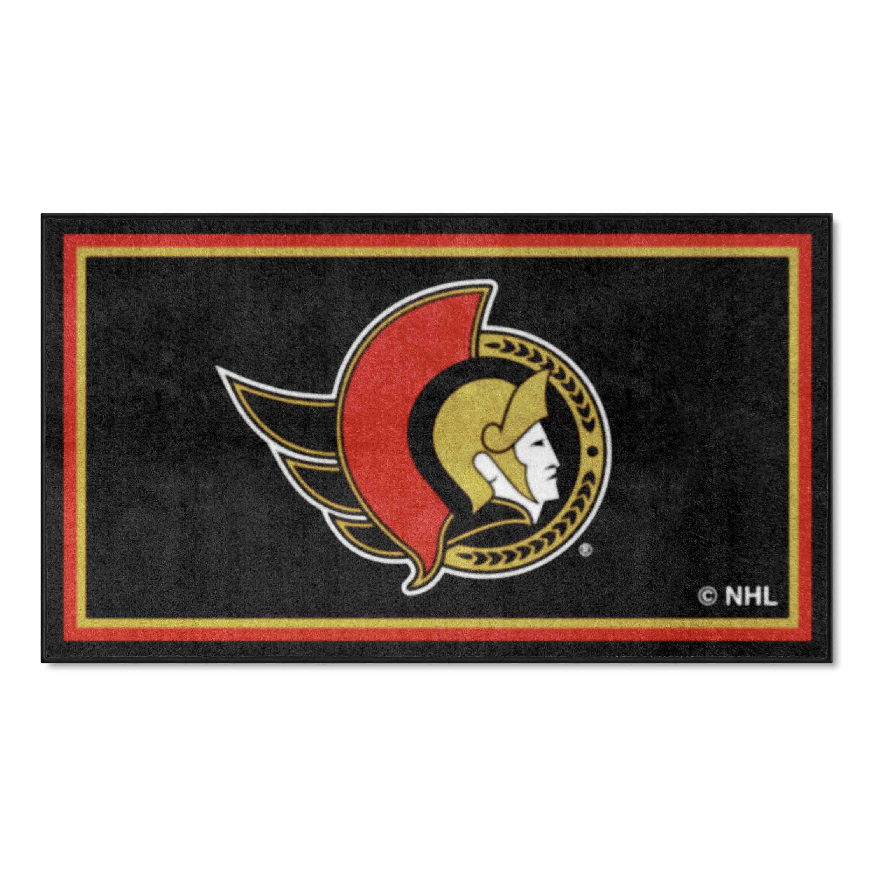 Ottawa Senators 3ft. x 5ft. Plush Area Rug