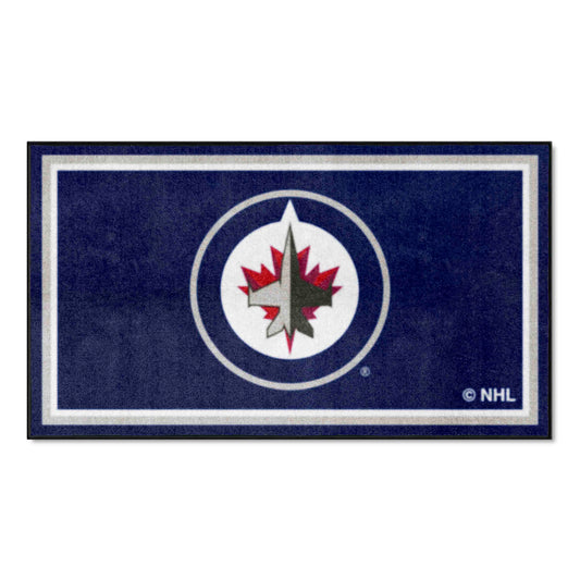 Winnipeg Jets 3ft. x 5ft. Plush Area Rug