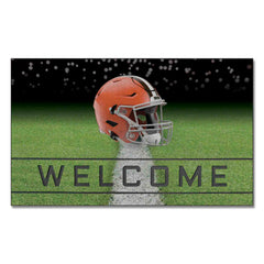 Cleveland Browns Rubber Door Mat - 18in. x 30in. - Cleveland Browns