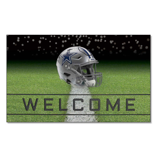 Dallas Cowboys Rubber Door Mat - 18in. x 30in. - Dallas Cowboys