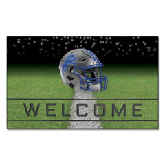 Detroit Lions Rubber Door Mat - 18in. x 30in.