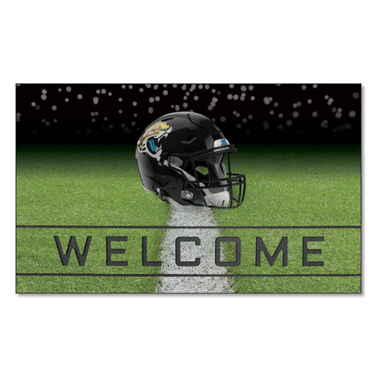 Jacksonville Jaguars Rubber Door Mat - 18in. x 30in.