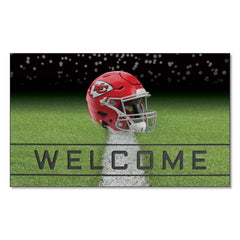 Kansas City Chiefs Rubber Door Mat - 18in. x 30in.