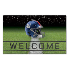 New York Giants Rubber Door Mat - 18in. x 30in.