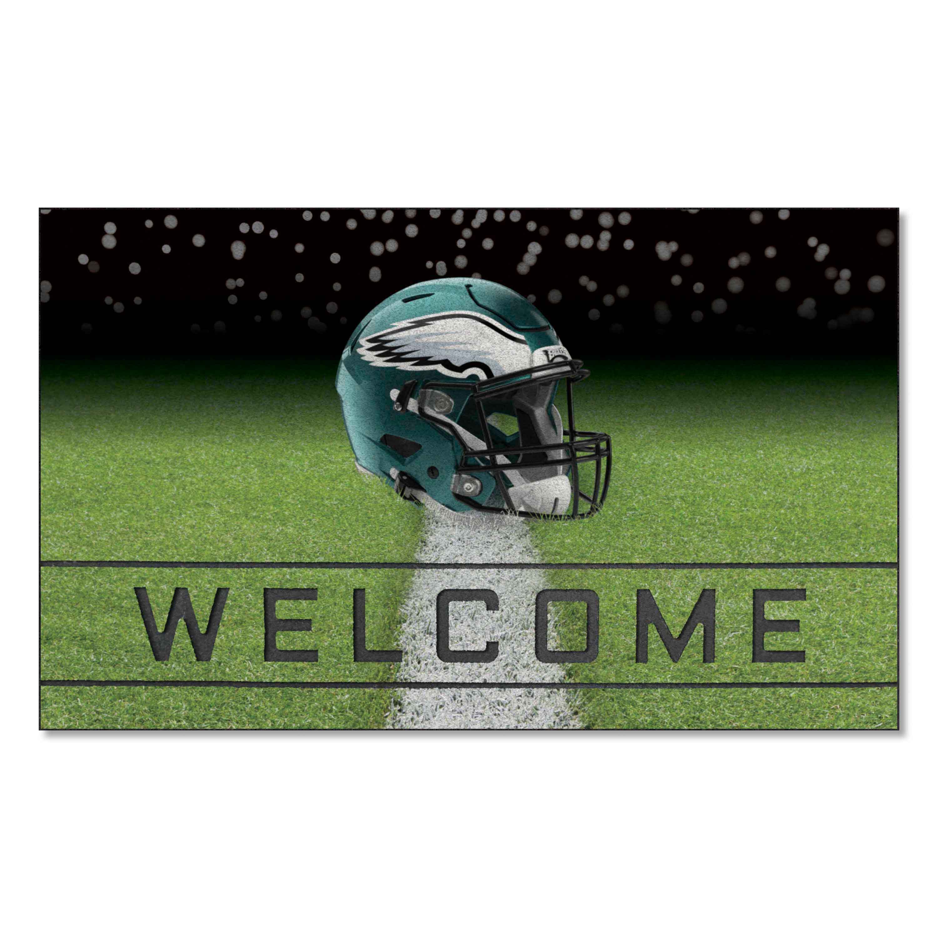 Philadelphia Eagles Rubber Door Mat - 18in. x 30in.