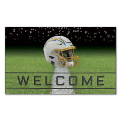 Los Angeles Chargers Rubber Door Mat - 18in. x 30in.