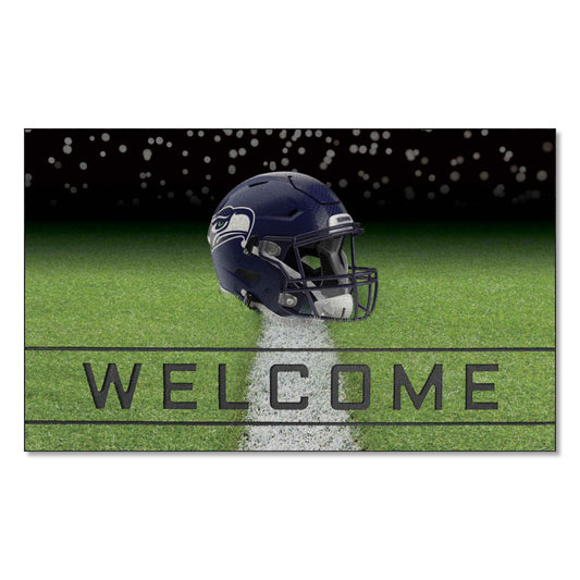 Seattle Seahawks Rubber Door Mat - 18in. x 30in.