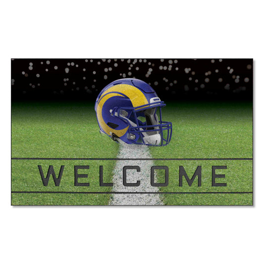 Los Angeles Rams Rubber Door Mat - 18in. x 30in.