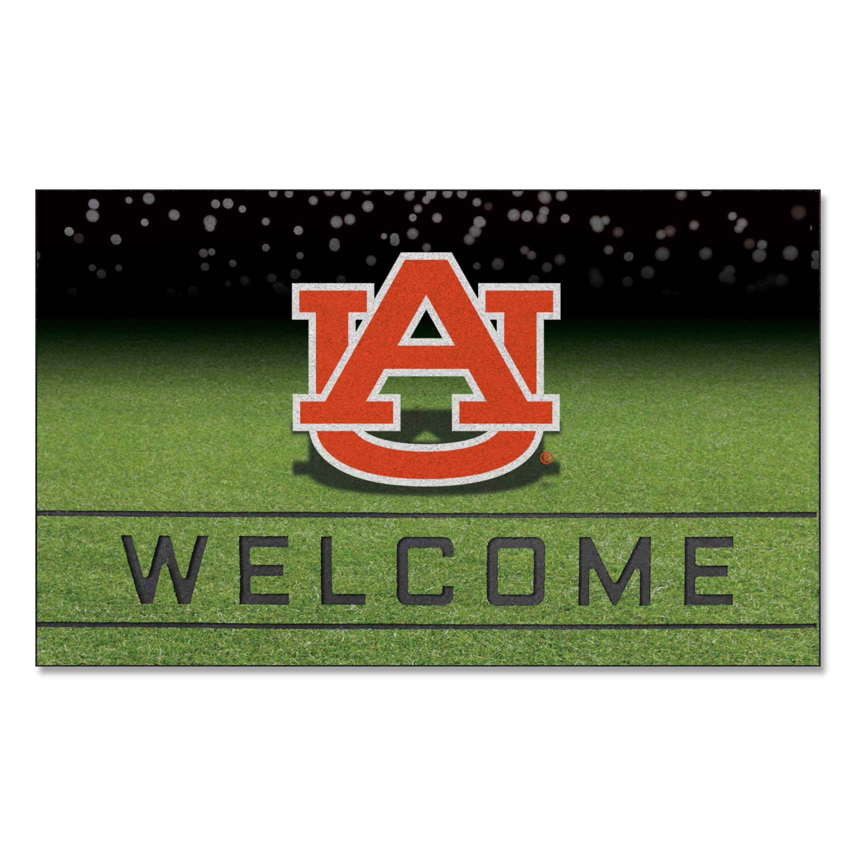 Auburn Tigers Rubber Door Mat - 18in. x 30in.