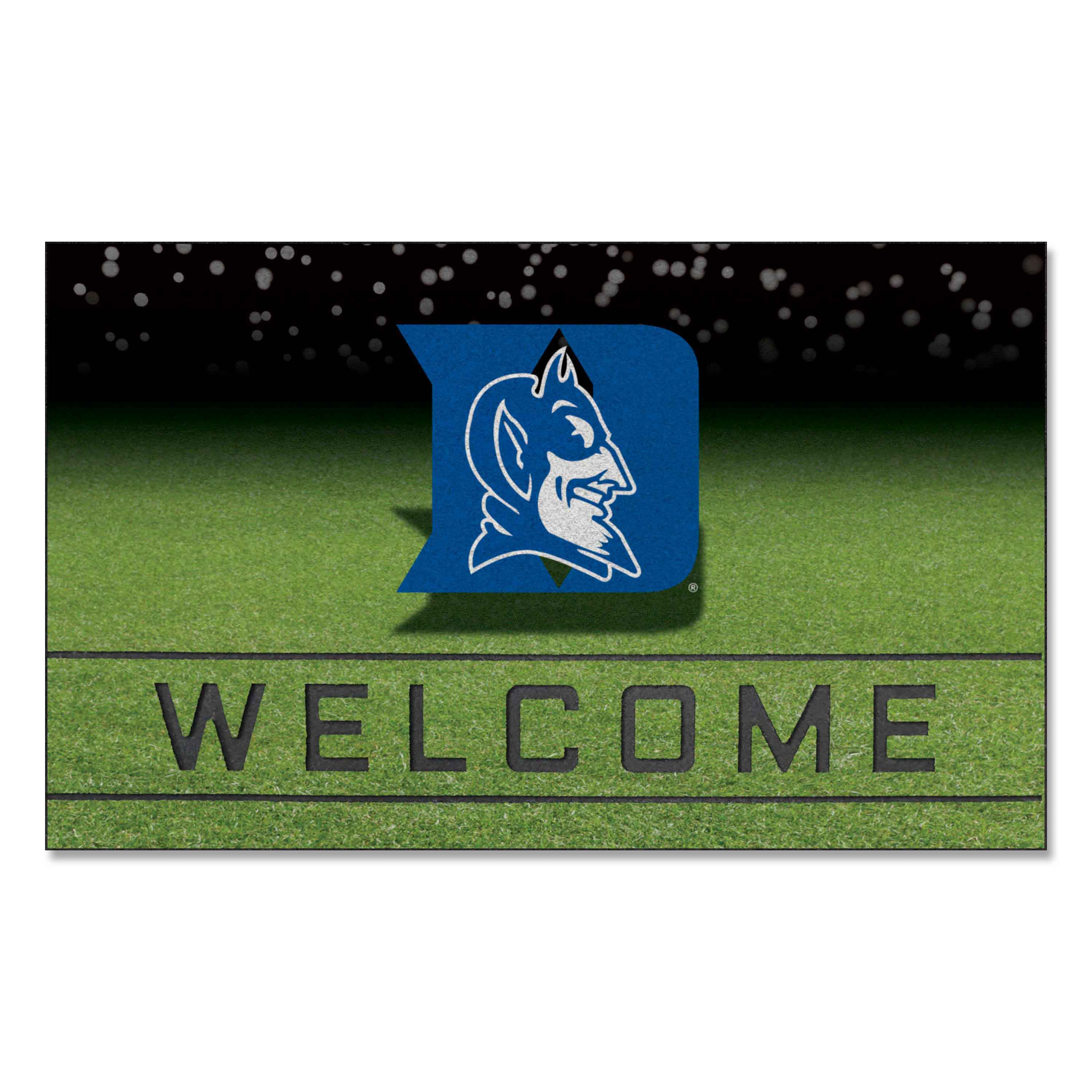 Duke Blue Devils Rubber Door Mat - 18in. x 30in.