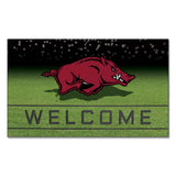 Arkansas Razorbacks Rubber Door Mat - 18in. x 30in.