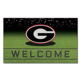 Georgia Bulldogs Rubber Door Mat - 18in. x 30in.