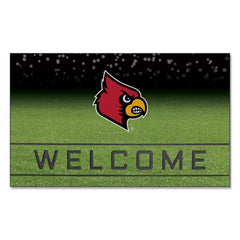 Louisville Cardinals Rubber Door Mat - 18in. x 30in.