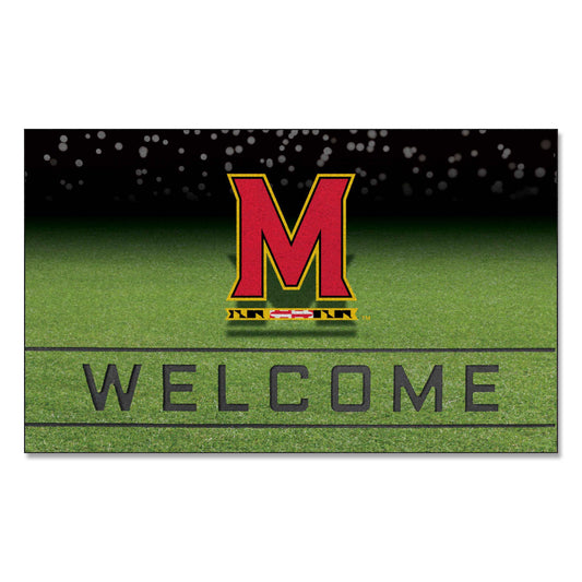 Maryland Terrapins Rubber Door Mat - 18in. x 30in.