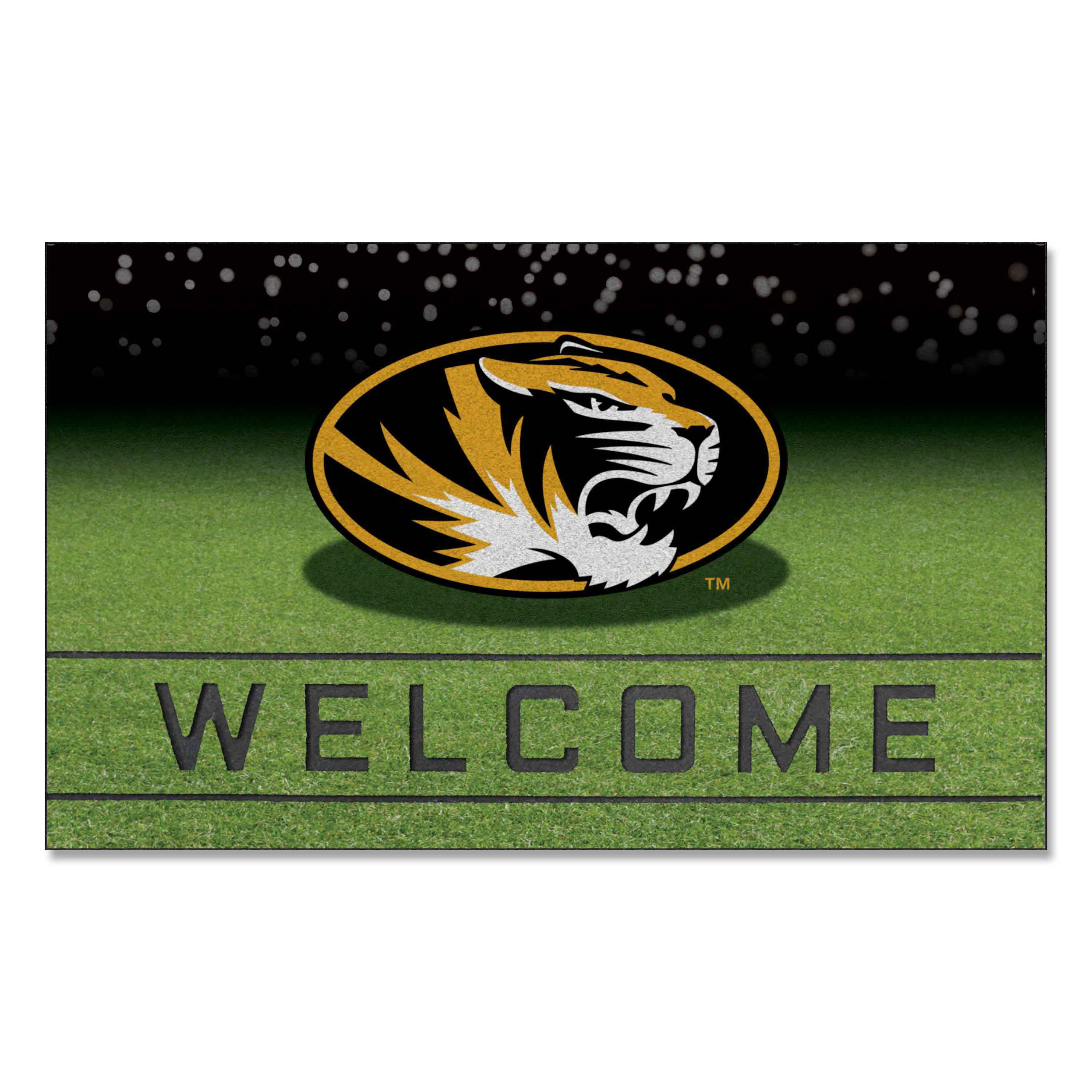 Missouri Tigers Rubber Door Mat - 18in. x 30in.