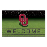 Oklahoma Sooners Rubber Door Mat - 18in. x 30in.