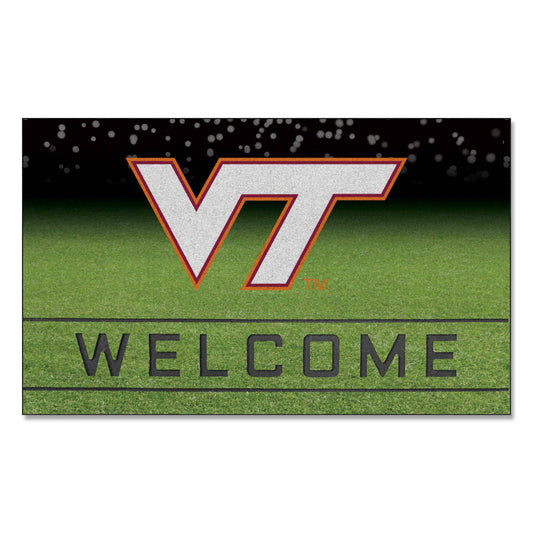 Virginia Tech Hokies Rubber Door Mat - 18in. x 30in.