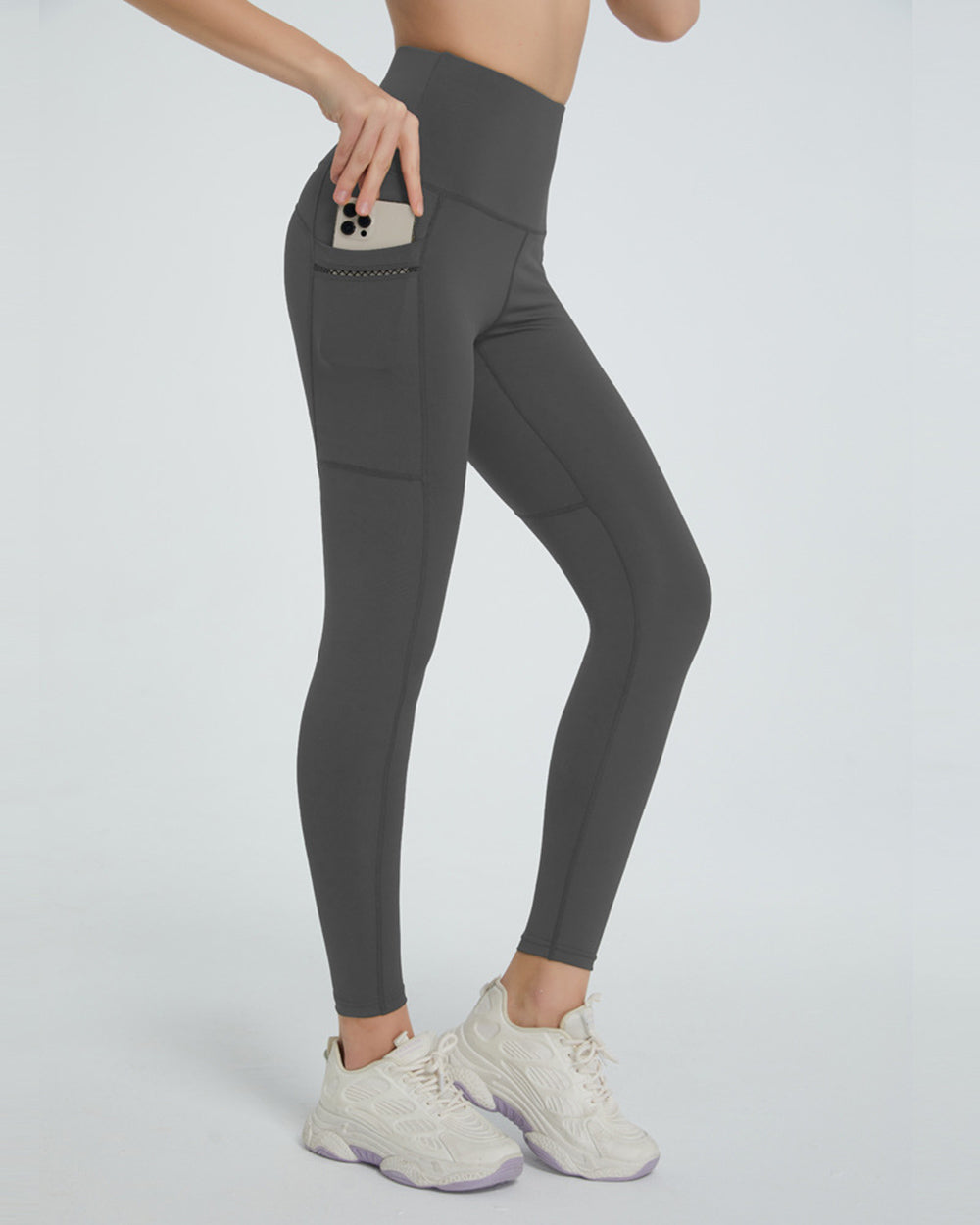 High Waist Active Leggings Trendsi