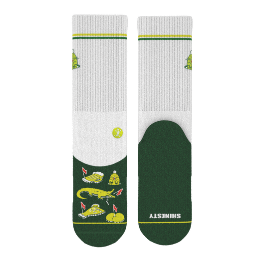 The 19th Hole | Golf Tournament Holes Heel Hammock™ Crew Socks