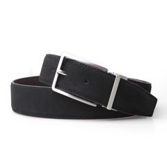 Miles Reversible Suede Leather 3.5 CM Belt - Flyclothing LLC